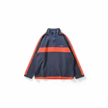 타미힐피거 하프 지퍼 맨투맨 트레이닝복 바이컬러 남성용 XL