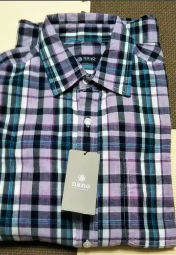 나노 유니버스 [nano universe] 긴팔 멀티 체크 셔츠 M