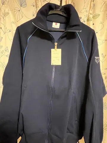 DESCENTE 네이비 집업 자켓