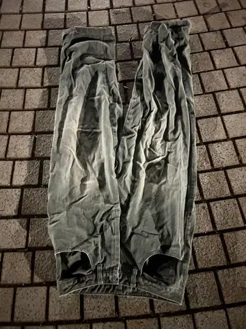 그레이 데님 캐주얼 팬츠