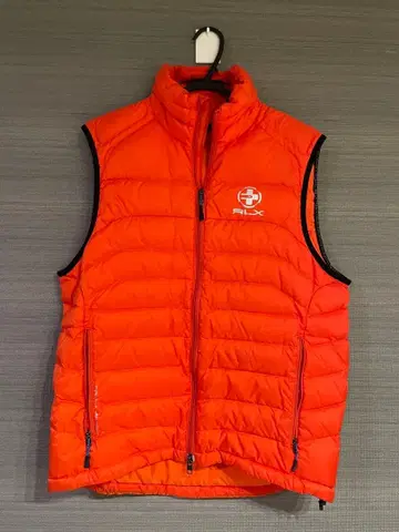 RLX 오렌지 다운 베스트