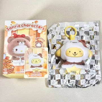 해외 MINISO 산리오 케이프 시리즈 페이스 체인지 폼폼푸딩