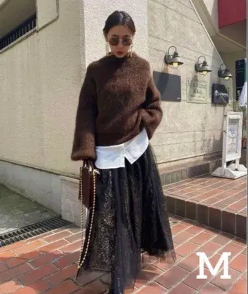 Ameri VINTAGE CATAIN LACE TULLE SKIRT M