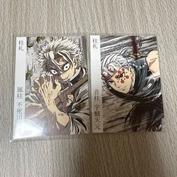 시나즈가와 사네미 우즈이 텐겐 기둥전 기둥 패 카드 귀멸의 칼날