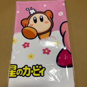 커비 꽃무늬 타월 비오레