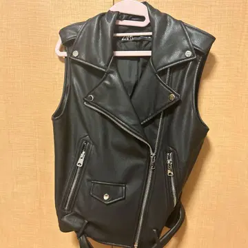 ZARA 블랙 라이더 자켓 S