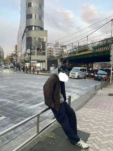 CHEROKEE/leather jacket/90s