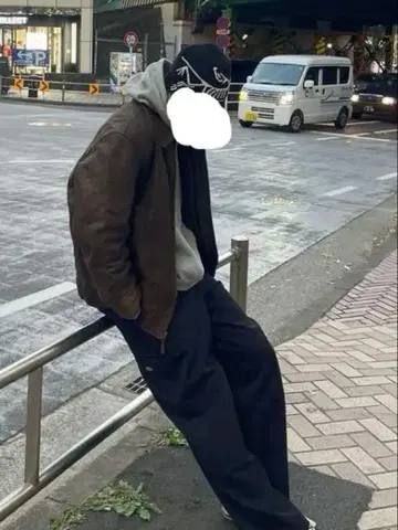 [ 레어 ] CHEROKEE/leather jacket/brown/90s