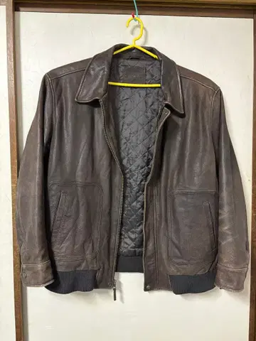 [ 레어 ] CHEROKEE/leather jacket/brown/90s