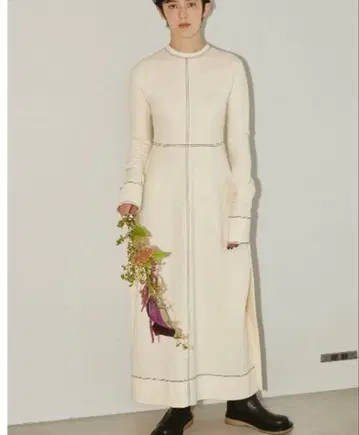 TODAYFUL 저지 벌룬 드레스 에크루 36