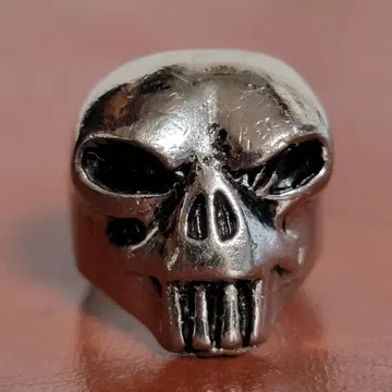 빈티지 스컬 반지 에이리언 해골 도쿠로