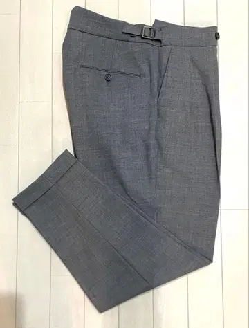 새상품급 벨위치 스코치 46 그레이 계열 봄/여름 모 100% 더블 마감