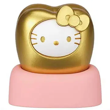 골드 헬로키티 산리오 캐릭터즈 모두 함께 되자! -치아-