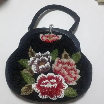 비즈 꽃무늬 자수 일본 의류용 파티 백