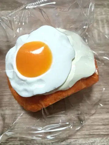 계란 프라이 빵  버터 kikisquishy 해외 스퀴즈