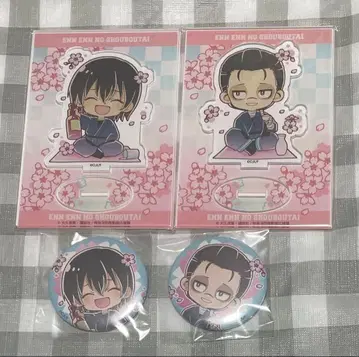 신몬 벤마루 사가미야 콘로 꽃놀이 아크릴 스탠드 캔뱃지 프린세스 카페