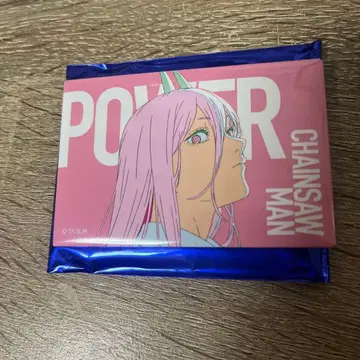 체인소 맨 스퀘어 캔뱃지 원화 파워