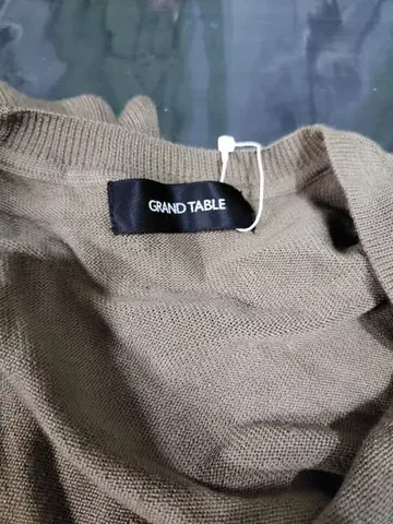 GRAND TABLE 브라운 니트 스웨터 사이즈 38 새상품