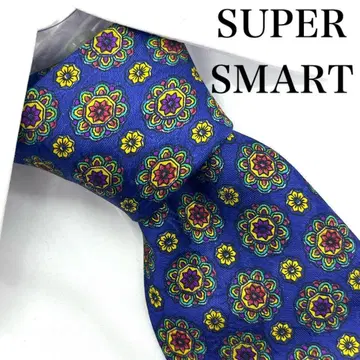 [새상품급] SUPER SMART 꽃 넥타이 하나뿐인 빈티지 구제 의류