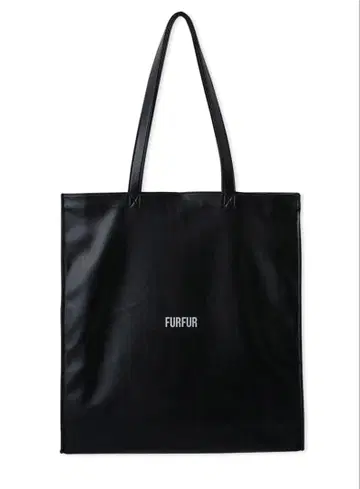 FURFUR 토트백 가죽 블랙