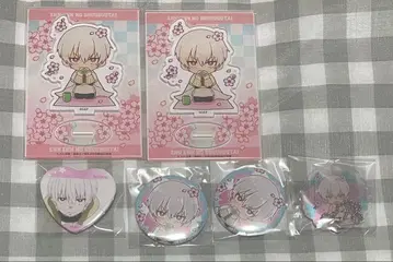 조우 시모카베 아크릴 스탠드 아크릴 키링 캔뱃지 프린세스 카페