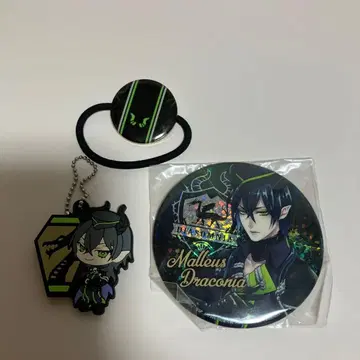 트위스테 레우스 남코 한정판 캔 배지 러버 마스코트 모티브 머리끈