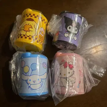 코인 실린더 2 산리오 4종 세트 쿠로미 시나모롤 폼폼푸딩