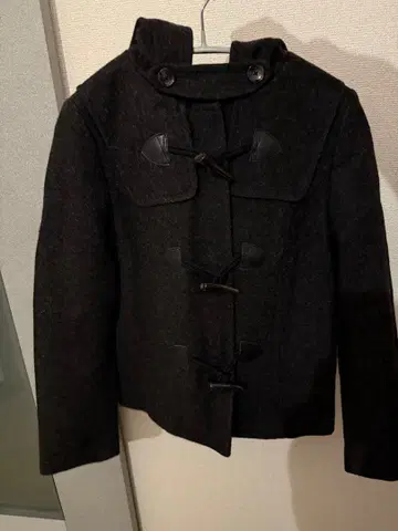 유나이티드 애로우즈 숏코트 더플 블랙 울 일본제