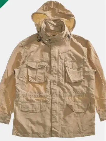 베이지 나일론 자켓 마운틴 파카 LL