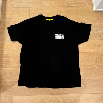 UNION 블랙 T셔츠 V사이즈
