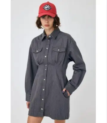 MOUSSY WAIST TUCK MINI DRESS