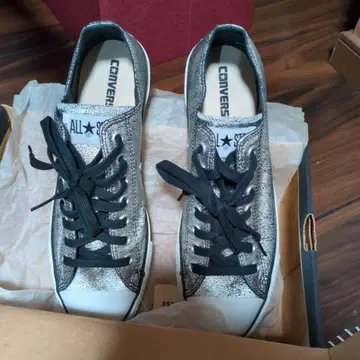 컨버스 SHINY OX 실버 CONVERSE ALL STAR