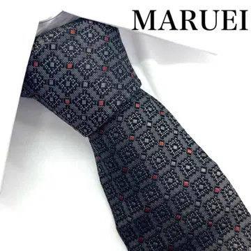[ 새상품급 ] MARUEI 사각 넥타이 한정판 빈티지 수트 비즈니스