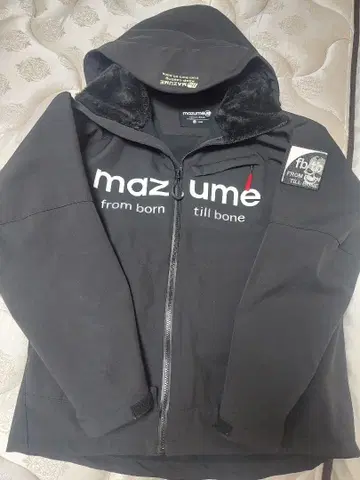 마즈메 낚시용 자켓 블랙