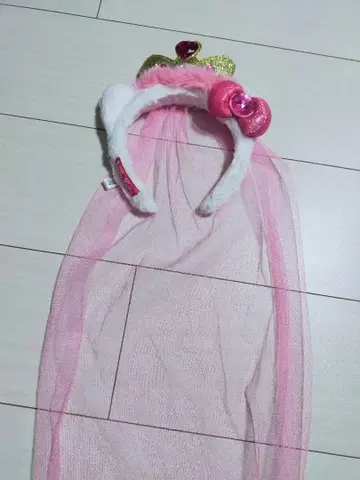 핑크 티아라 머리띠