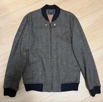 컨디션 최상 A.P.C. APC 헤링본 트위드 자켓 아페쎄