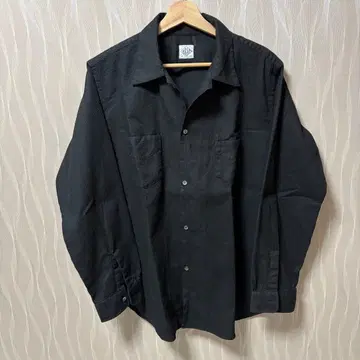 포스트 오버올즈 와플 셔츠 블랙 3211-BWB L 사이즈 새상품급