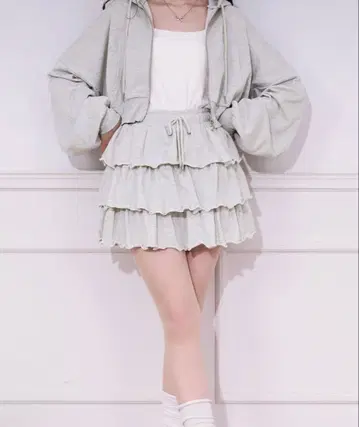 apres jour 상하의 세트 그레이 셋업