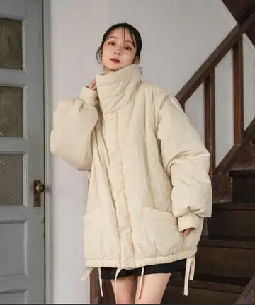 mideal 패딩 블루종 / 패딩 블루종