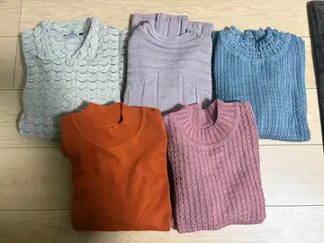 니트 스웨터 5세트