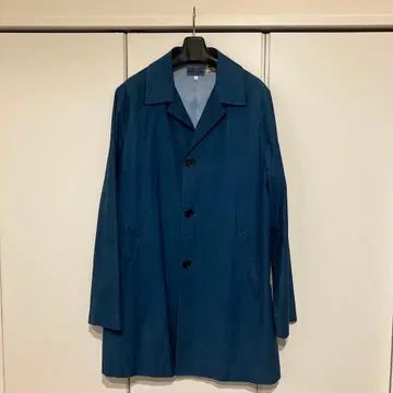 BLUE BLUE 네이비 나염 샵코트