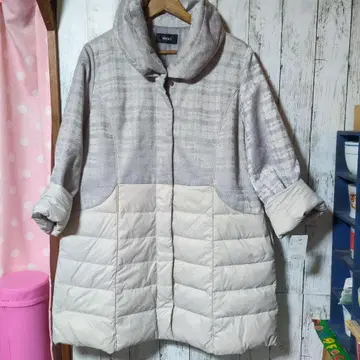 MISSEL 미제르 다운 자켓 / 베이지 그레이 L 사이즈