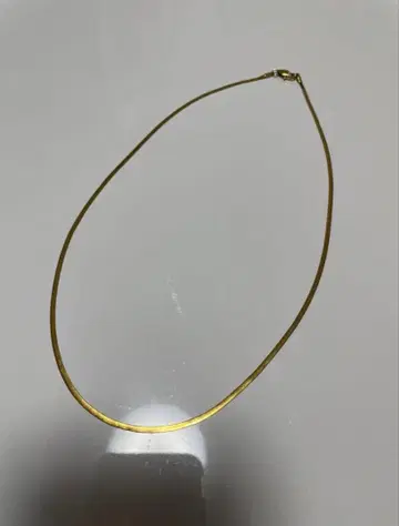 금 도금 목걸이