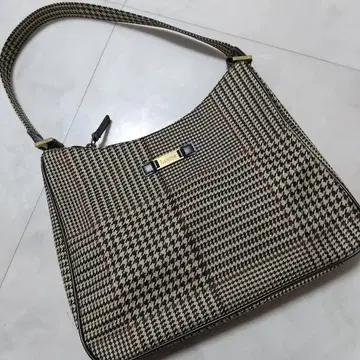 새상품급 랄프 로렌 원 숄더백 하운드투스 핸드백