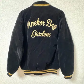 50s backers 바커스 코듀로이 자켓 블루종 자수