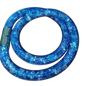 [ 새상품급 ] SWAROVSKI 스와로브스키 블루 팔찌 스타더스트