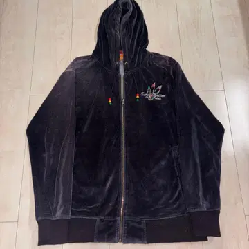 00s y2k 아카이브 벨로아 지퍼 후드티 페이드 시크 스타일