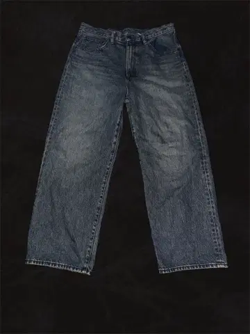 다크 블루 와이드 레그 데님 팬츠 opium archive y2k