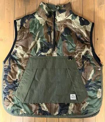 BIB 비브 퀼팅 베스트 카모플라쥬 카모플라주 충전솜 베스트