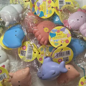 동글동글 눈의 수족관 스퀴즈 맨드라미 우파루파 클리오네 가오리 문어